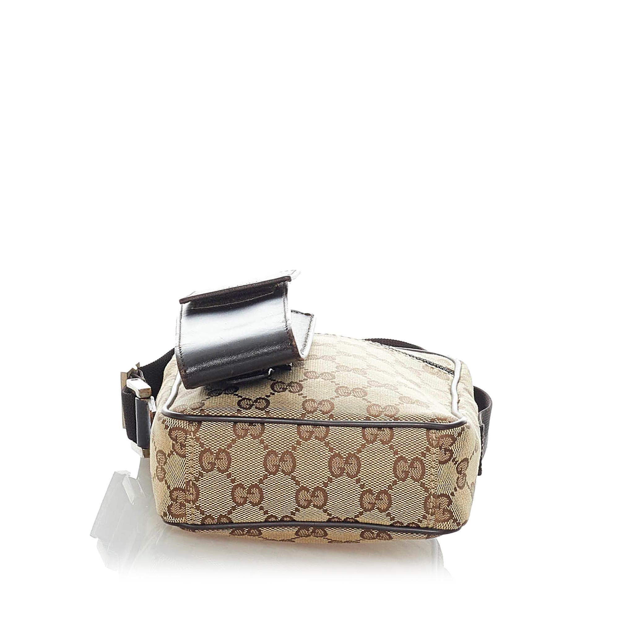 Gucci Gucci Canvas Crossbody Bag (SHG-33082)