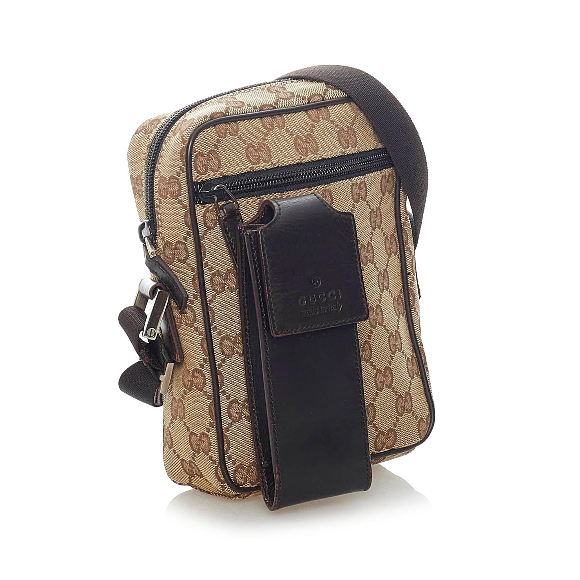 Gucci Gucci Canvas Crossbody Bag (SHG-33082)