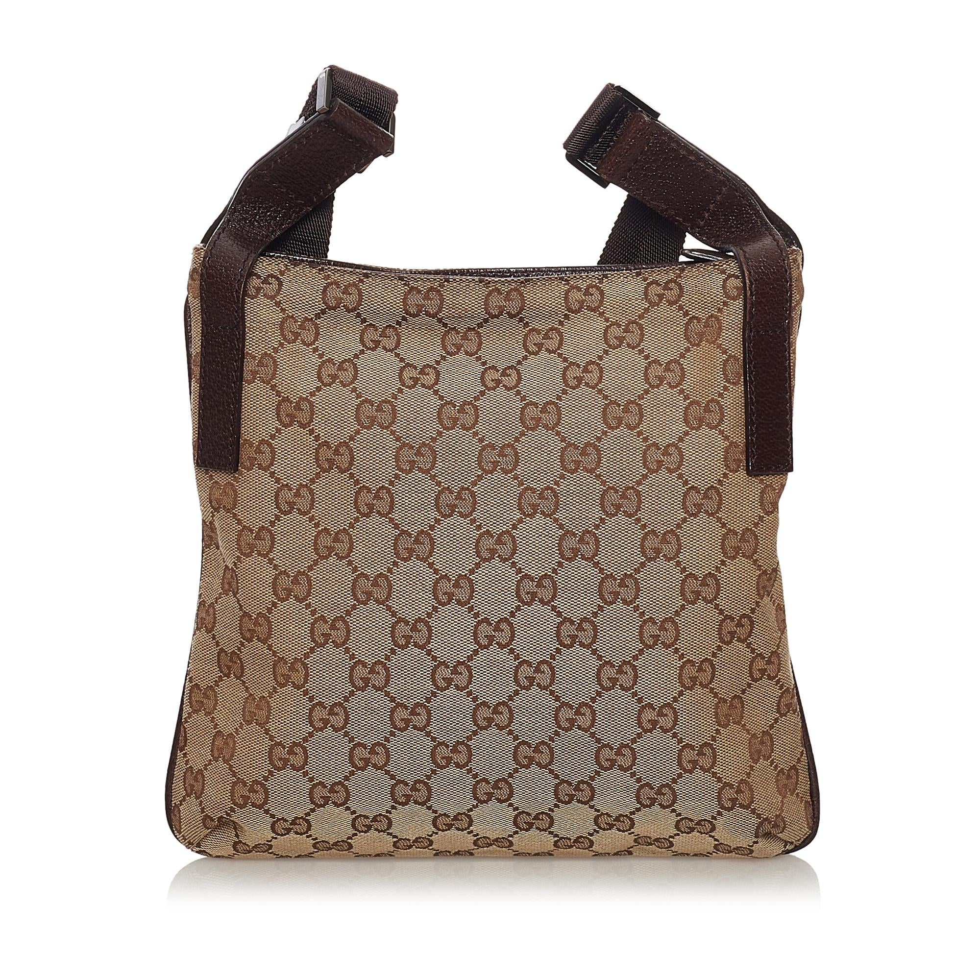 Gucci Gucci Canvas Crossbody Bag (SHG-33083)