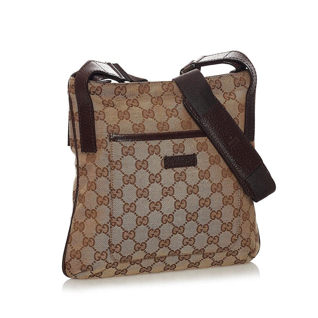 Gucci Gucci Canvas Crossbody Bag (SHG-33083)