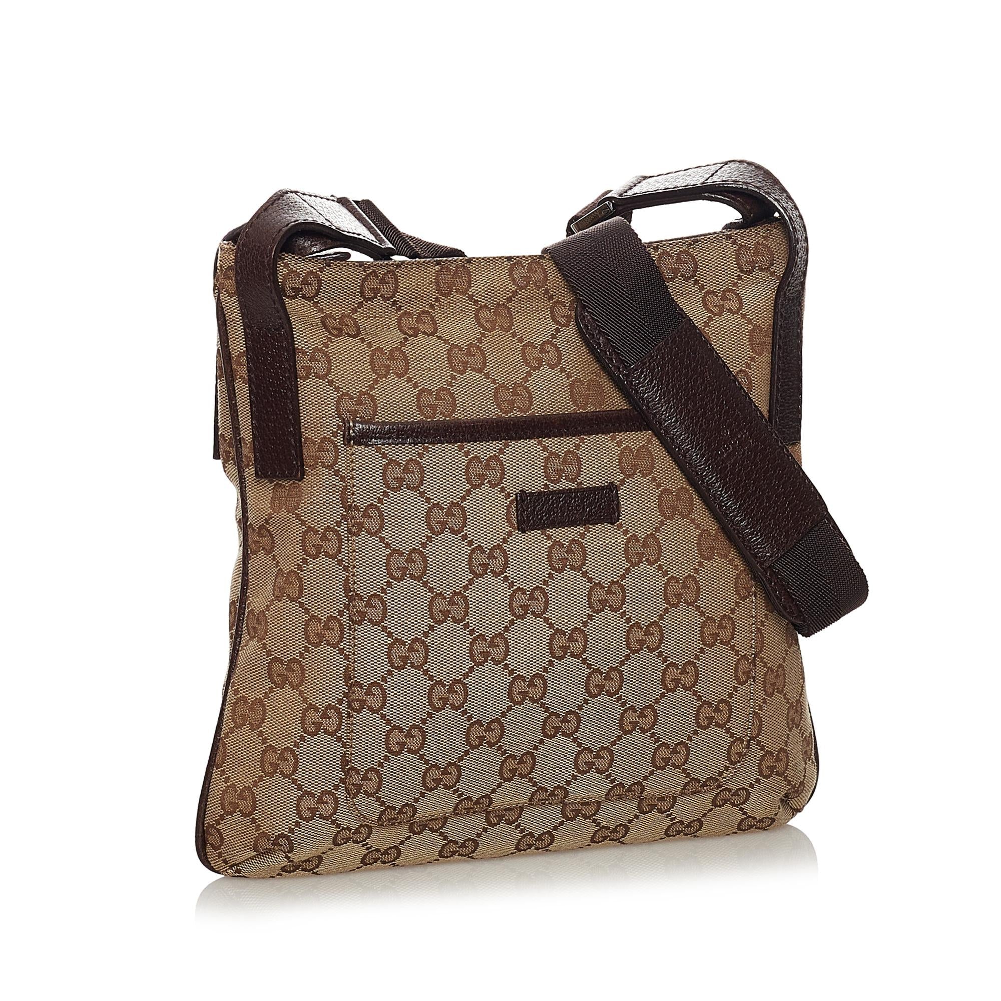 Gucci Gucci Canvas Crossbody Bag (SHG-33083)