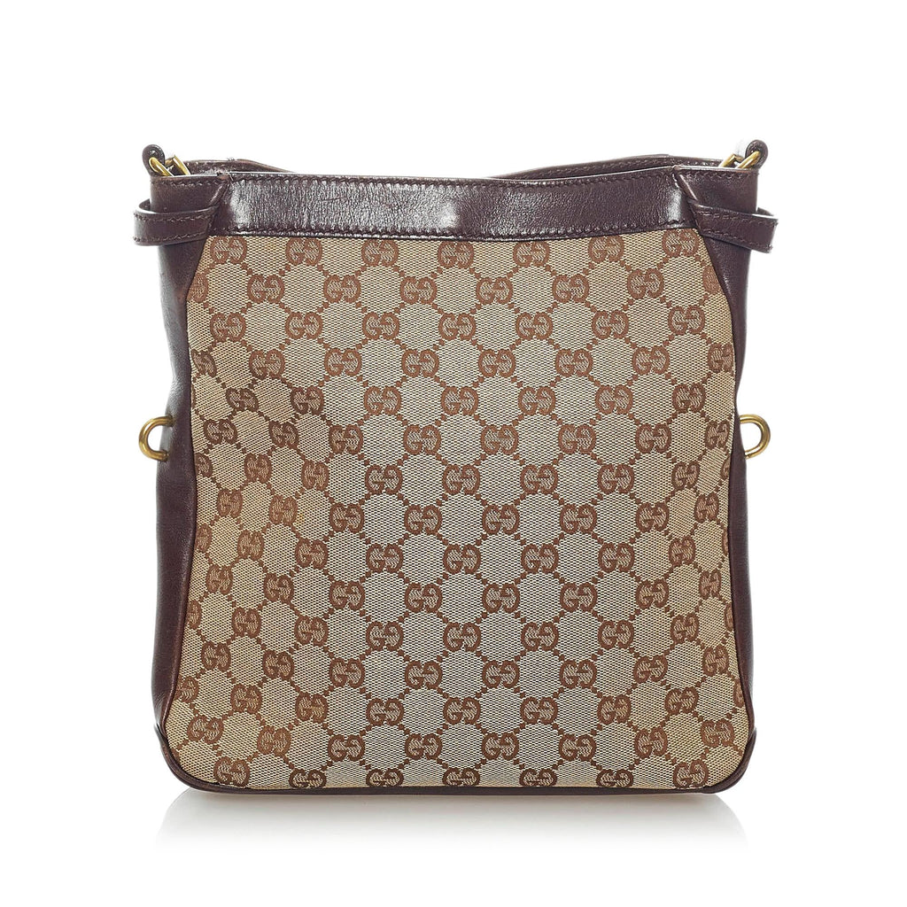 Gucci Gucci Canvas Crossbody Bag (SHG-33130)