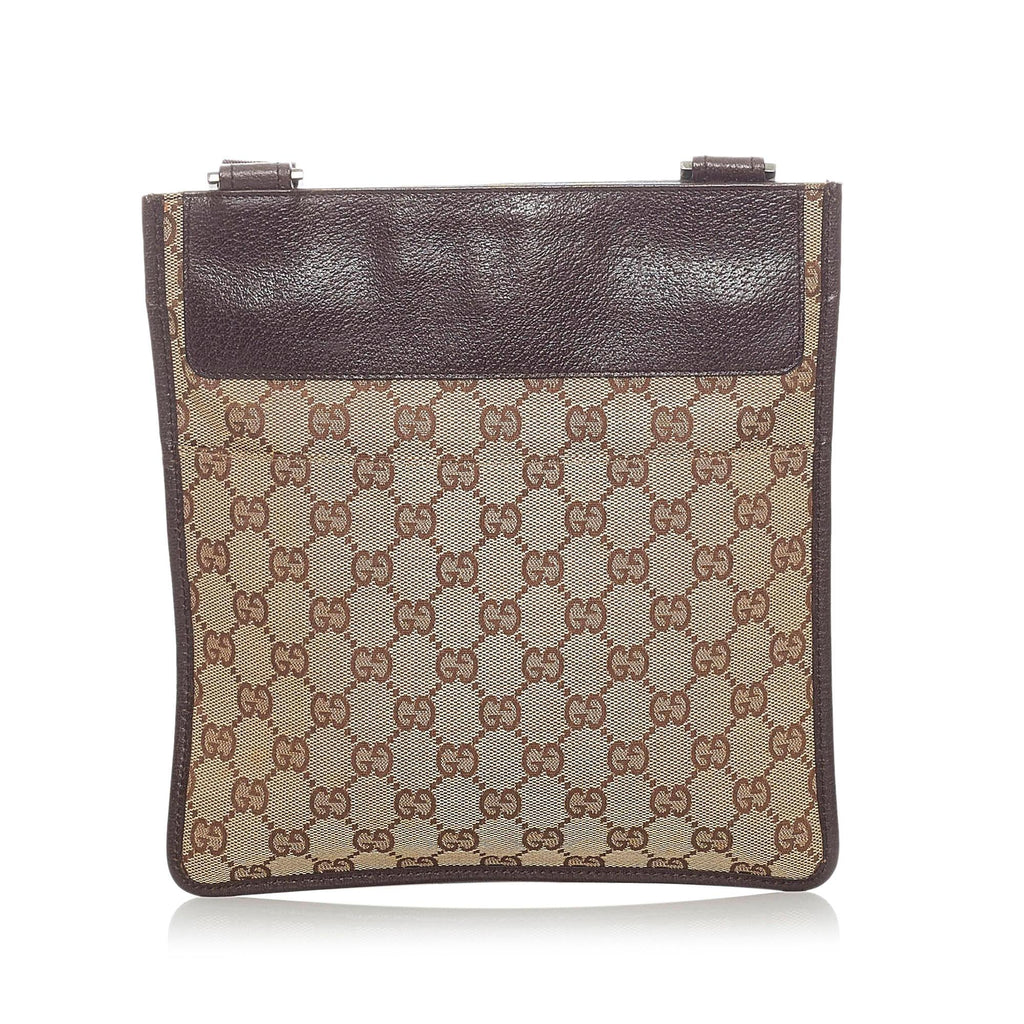 Gucci Gucci Canvas Crossbody Bag (SHG-33150)