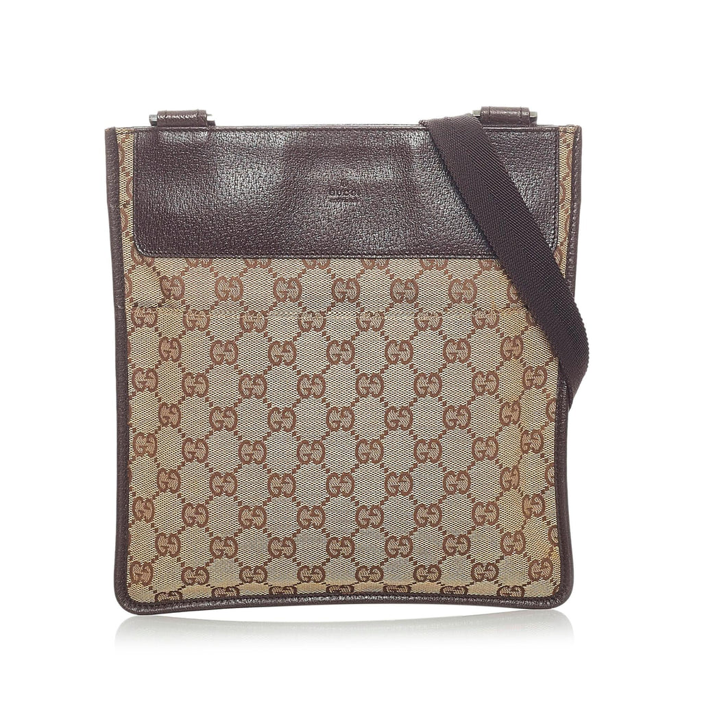 Gucci Gucci Canvas Crossbody Bag (SHG-33150)