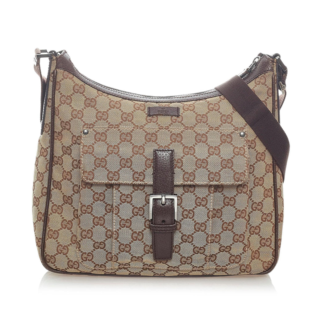 Gucci Gucci Canvas Crossbody Bag (SHG-33301)