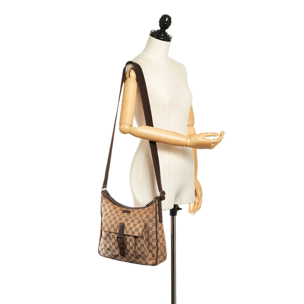Gucci Gucci Canvas Crossbody Bag (SHG-33301)
