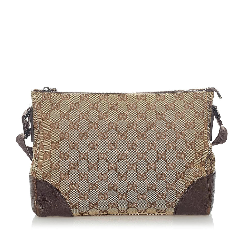 Gucci Gucci Canvas Crossbody Bag (SHG-33325)