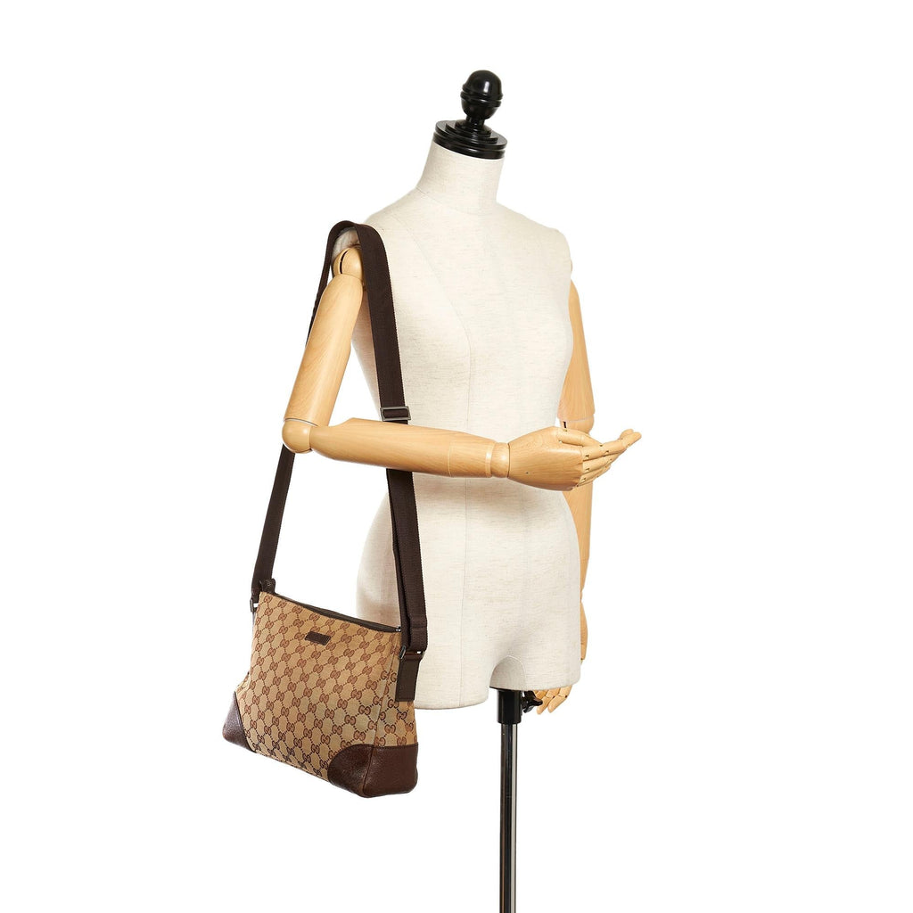 Gucci Gucci Canvas Crossbody Bag (SHG-33325)