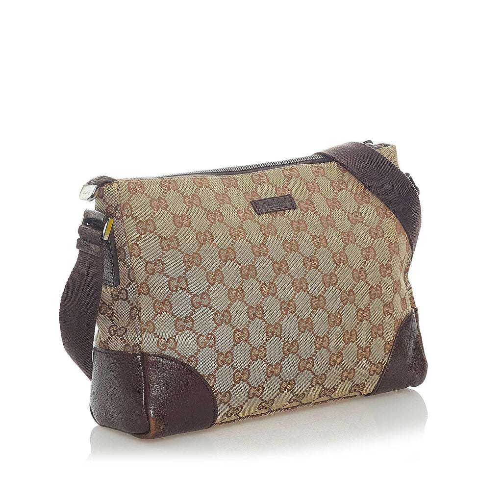 Gucci Gucci Canvas Crossbody Bag (SHG-33325)