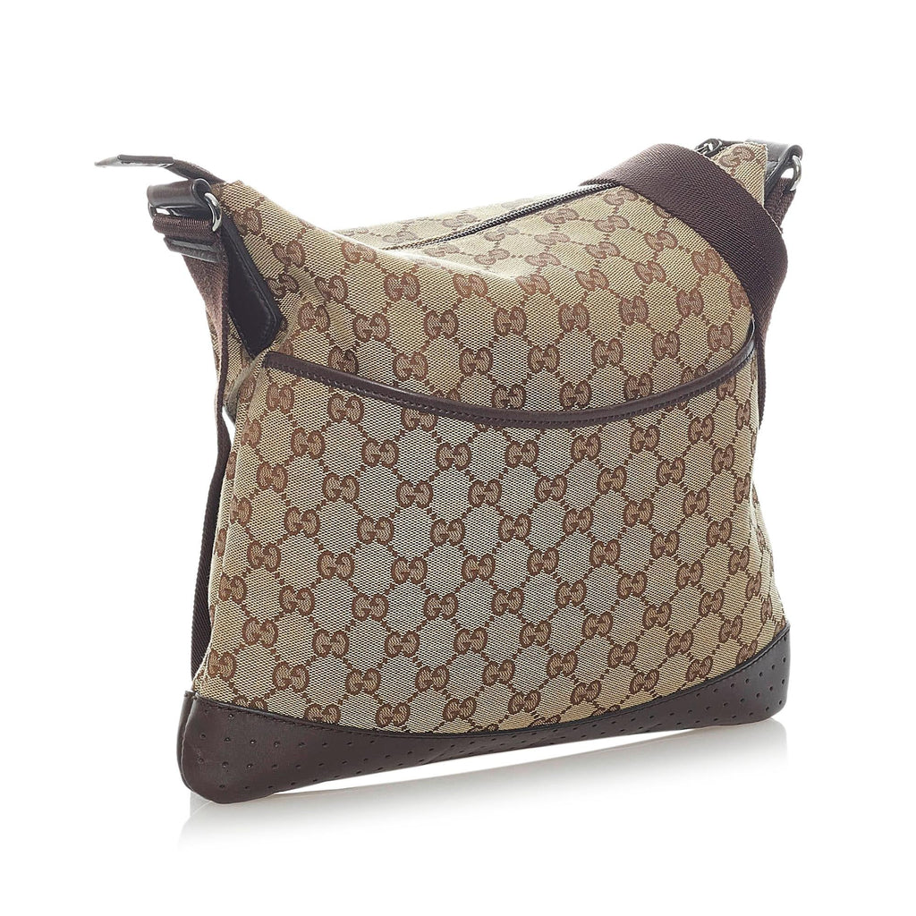 Gucci Gucci Canvas Crossbody Bag (SHG-33330)