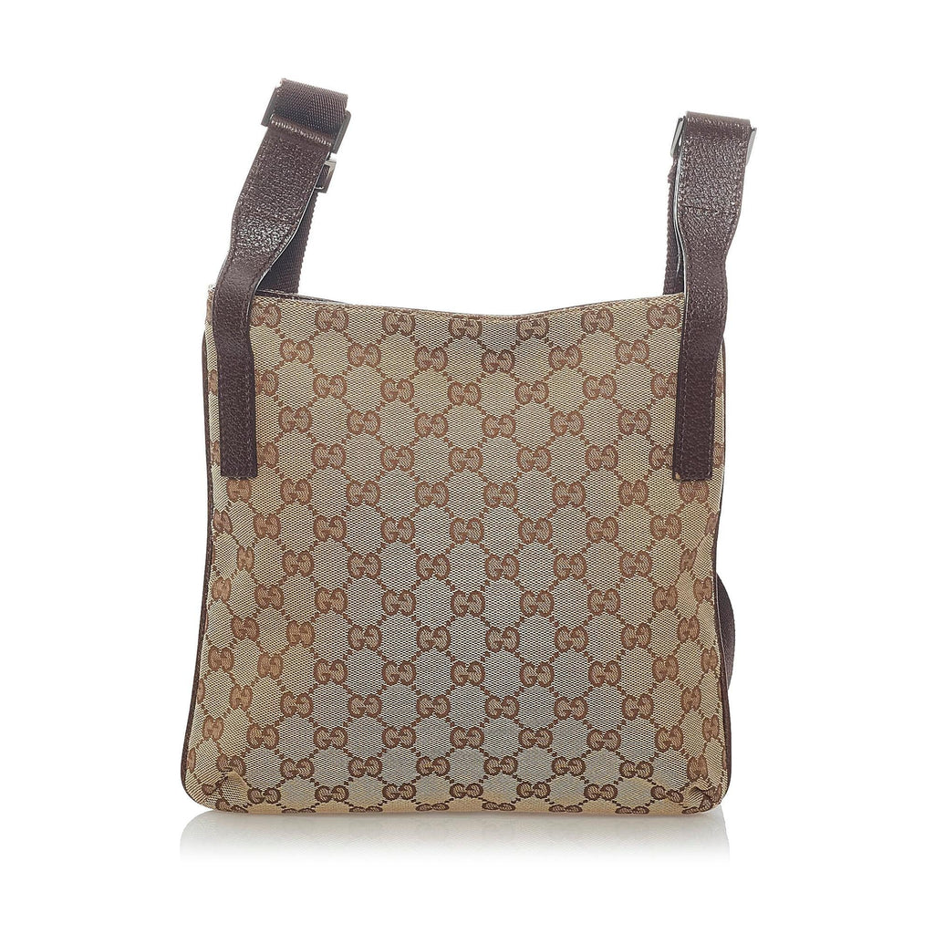 Gucci Gucci Canvas Crossbody Bag (SHG-33392)