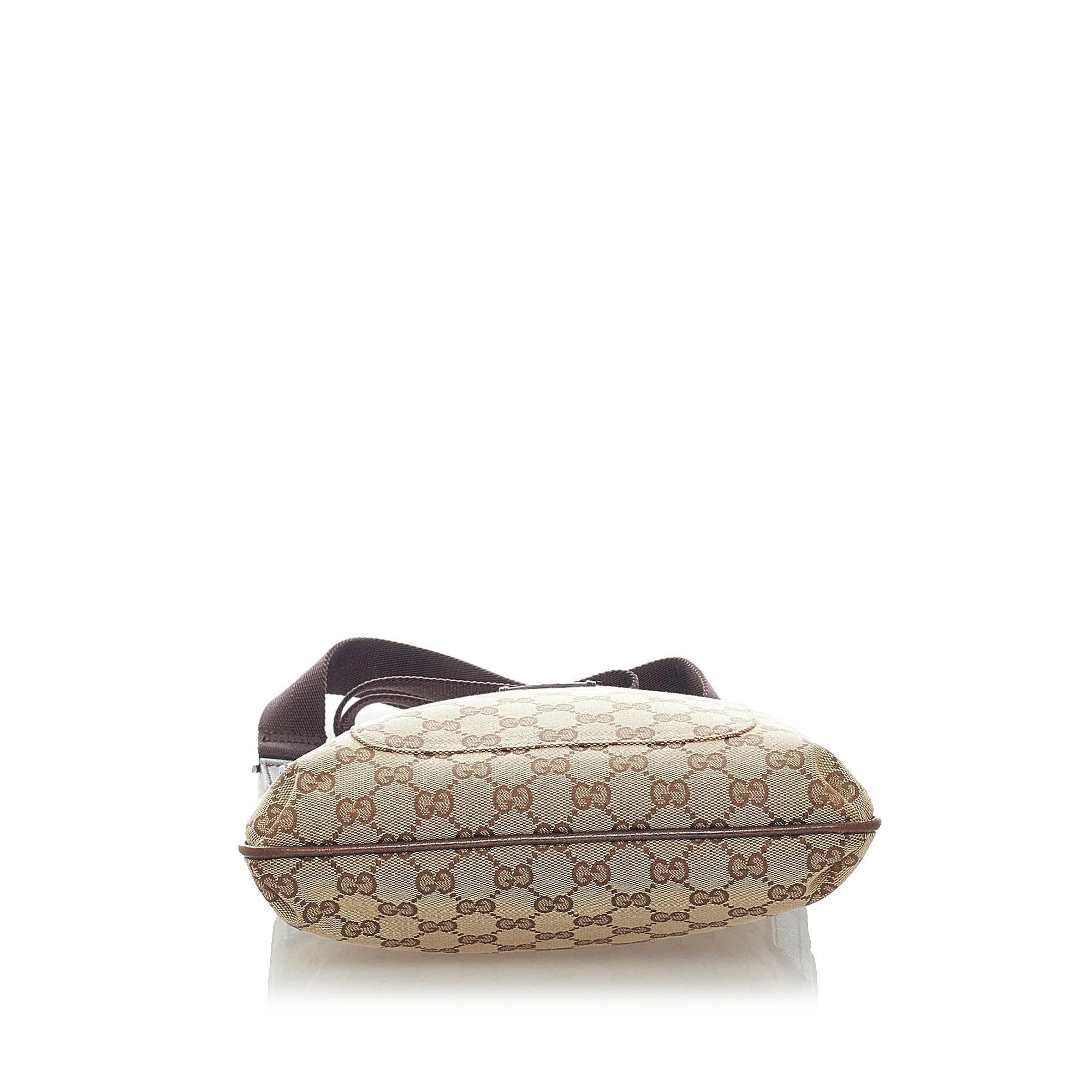 Gucci Gucci Canvas Crossbody Bag (SHG-33392)