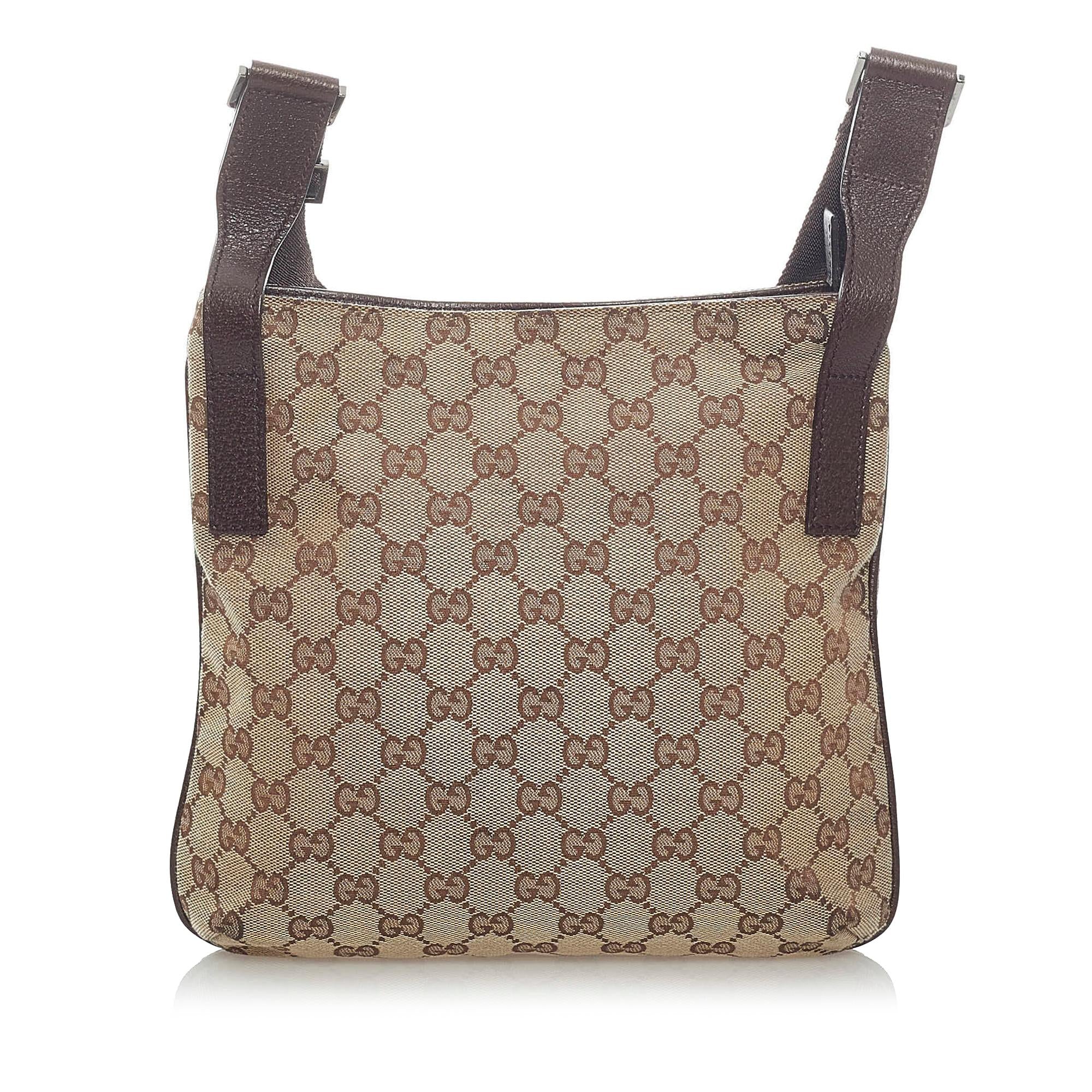 Gucci Gucci Canvas Crossbody Bag (SHG-33485)