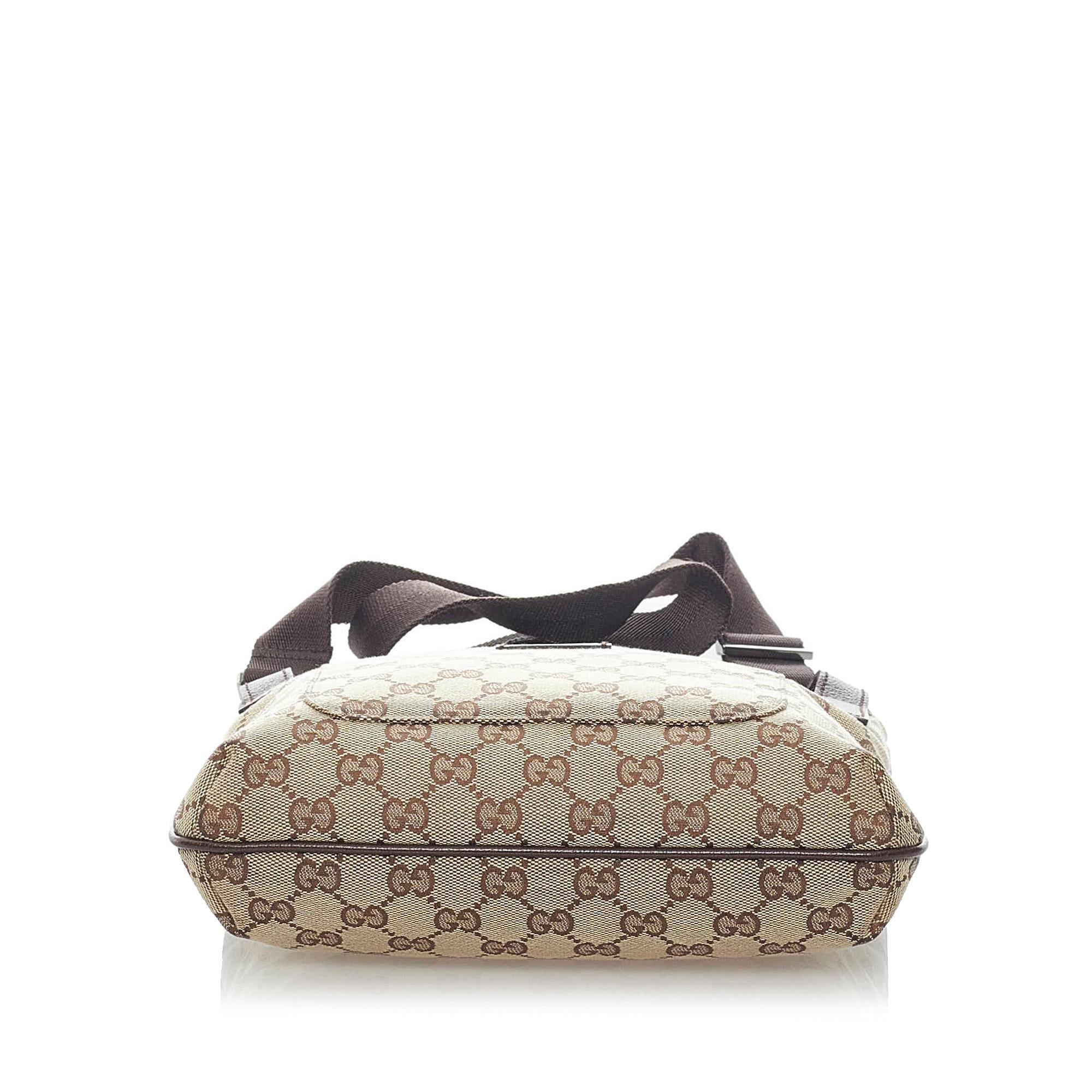 Gucci Gucci Canvas Crossbody Bag (SHG-33485)