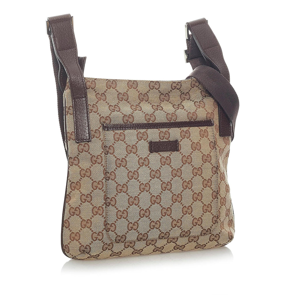 Gucci Gucci Canvas Crossbody Bag (SHG-33485)