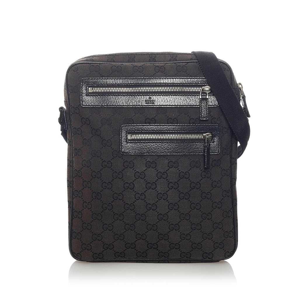 Gucci Gucci Canvas Crossbody Bag (SHG-33490)