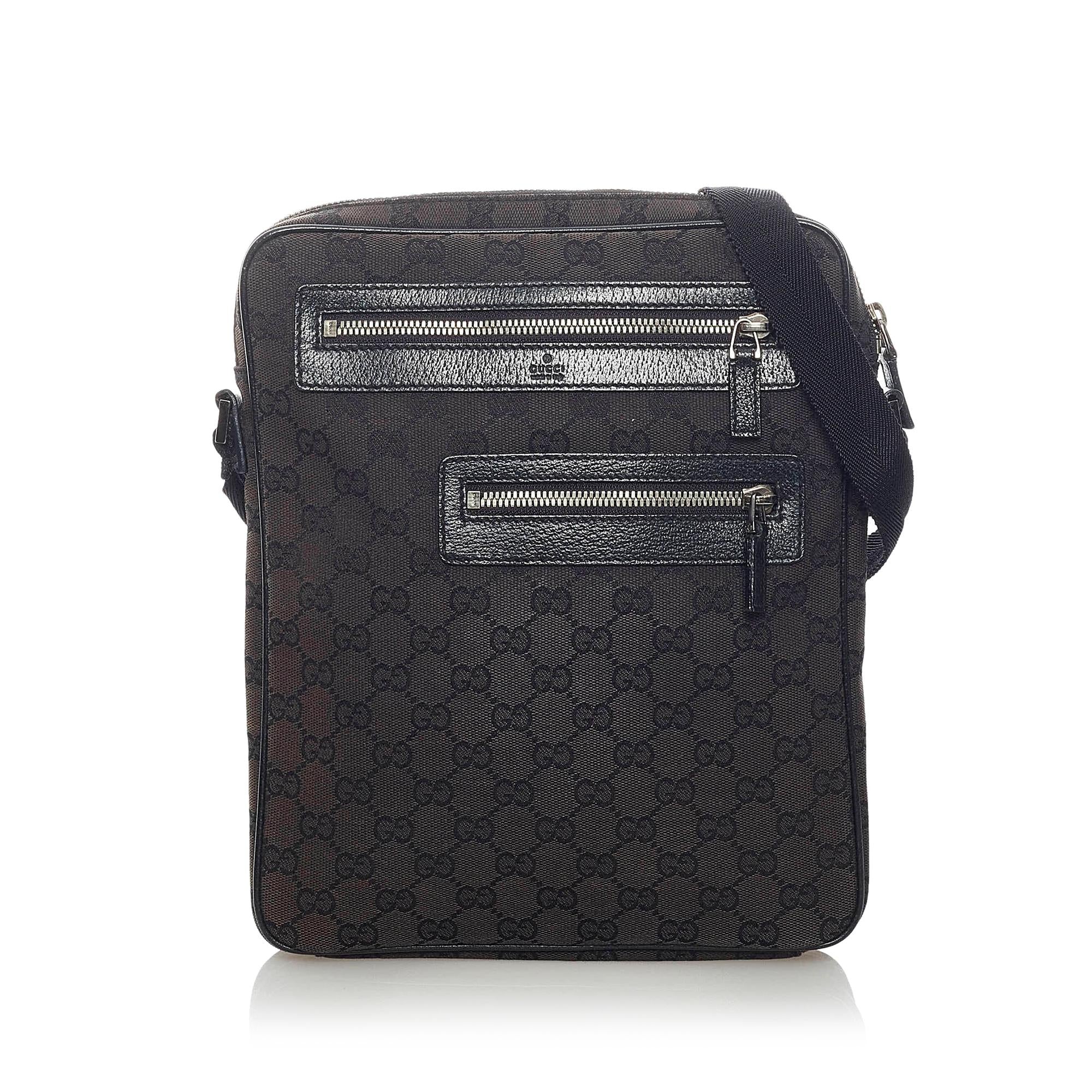 Gucci Gucci Canvas Crossbody Bag (SHG-33490)