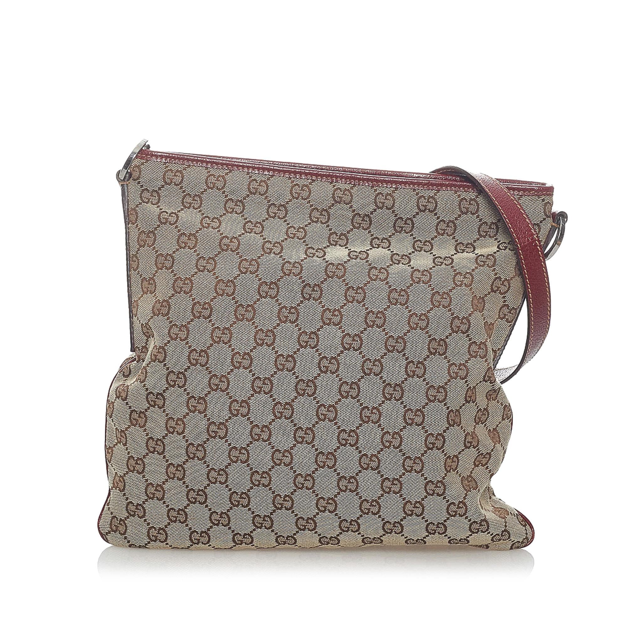 Gucci Gucci Canvas Crossbody Bag (SHG-33506)