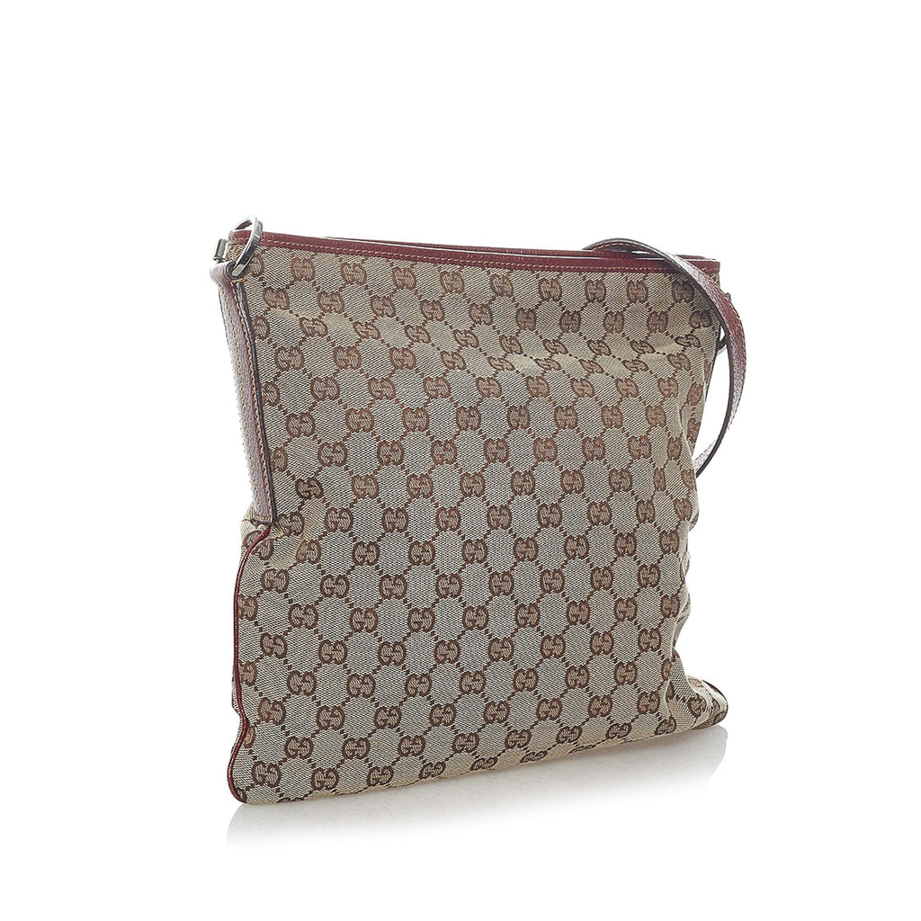 Gucci Gucci Canvas Crossbody Bag (SHG-33506)