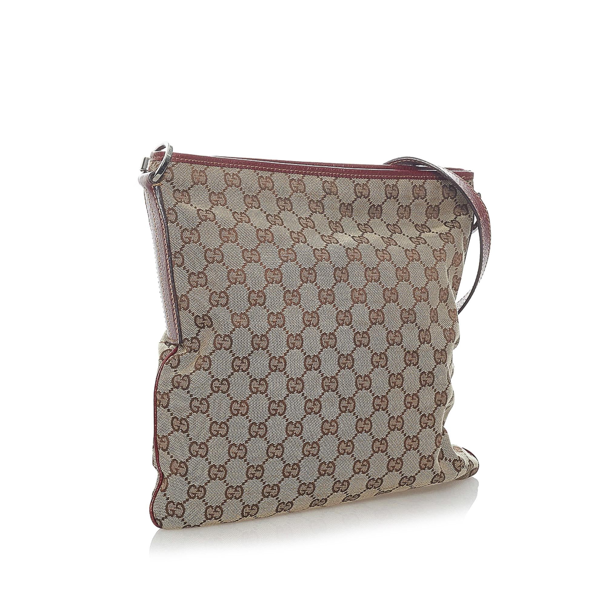 Gucci Gucci Canvas Crossbody Bag (SHG-33506)