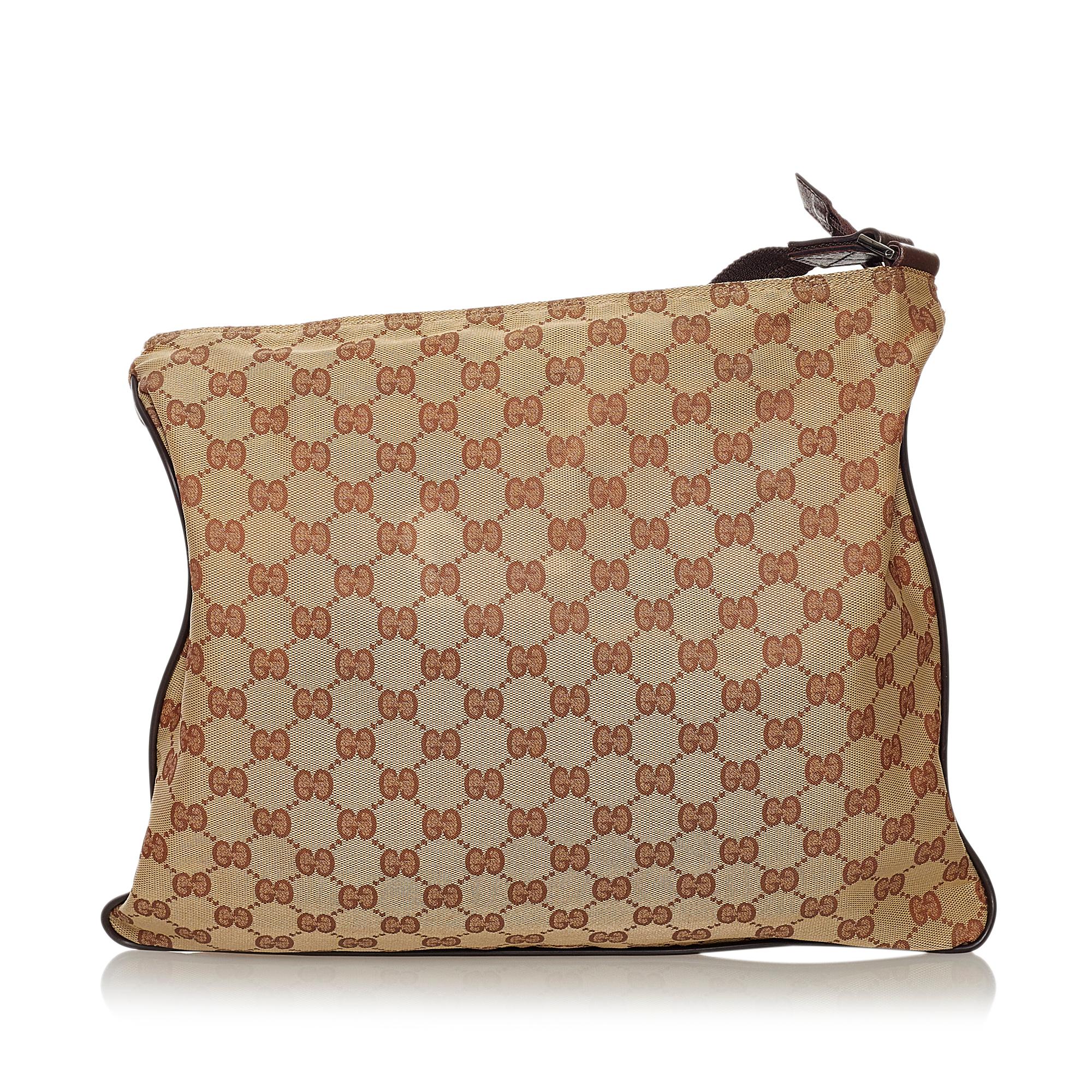 Gucci Gucci Canvas Crossbody Bag (SHG-33589)