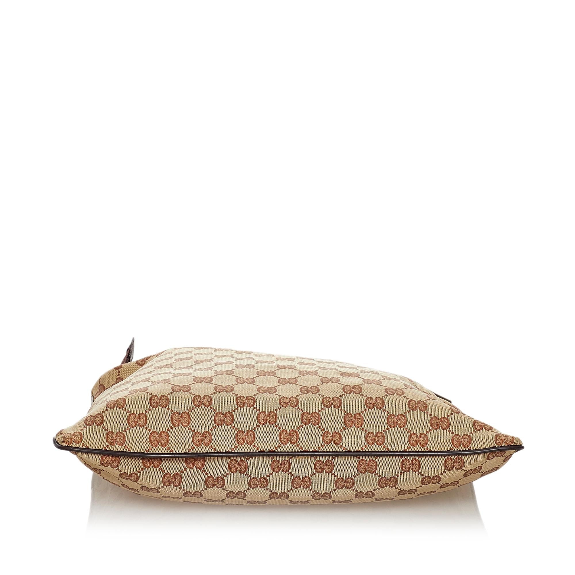 Gucci Gucci Canvas Crossbody Bag (SHG-33589)