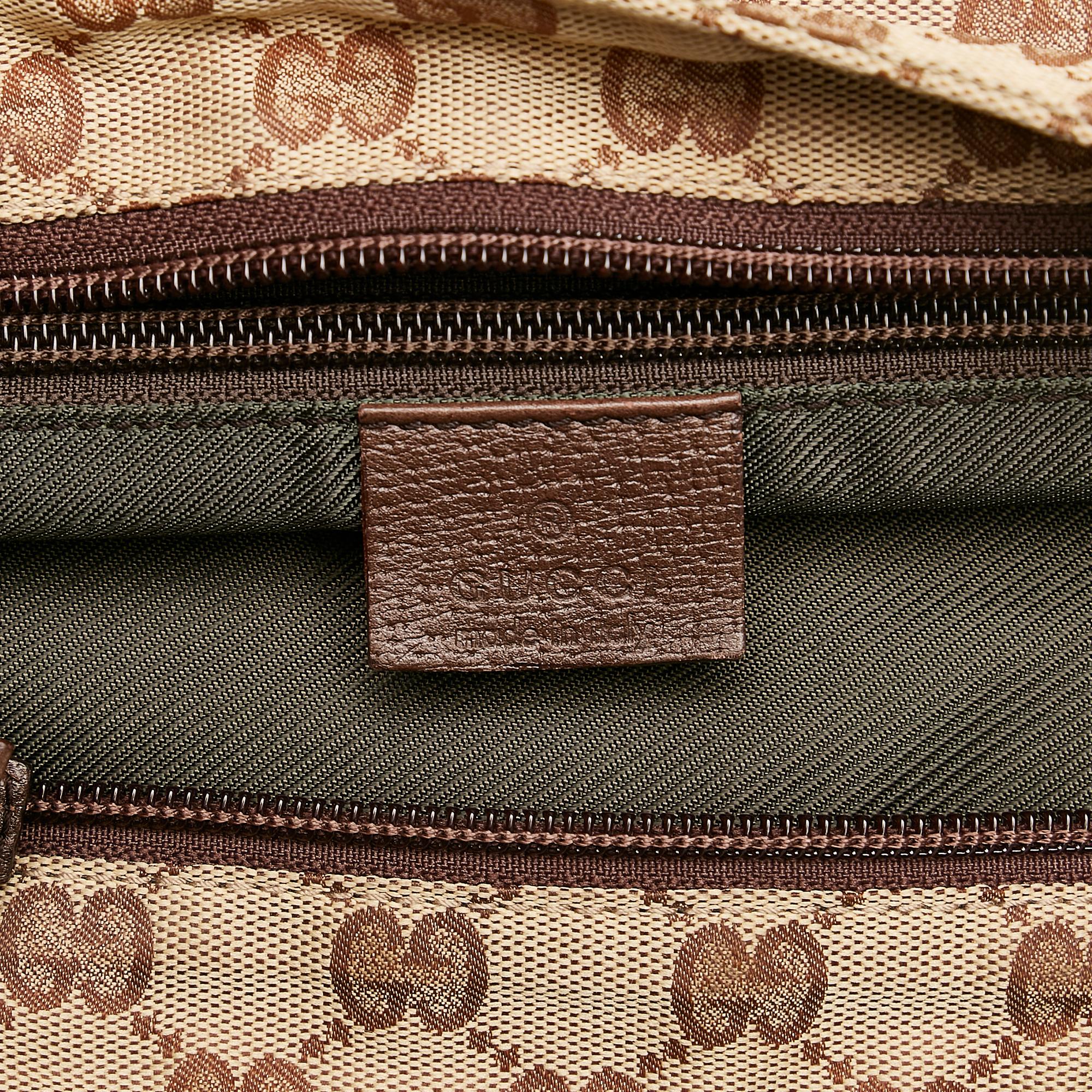 Gucci Gucci Canvas Crossbody Bag (SHG-33589)