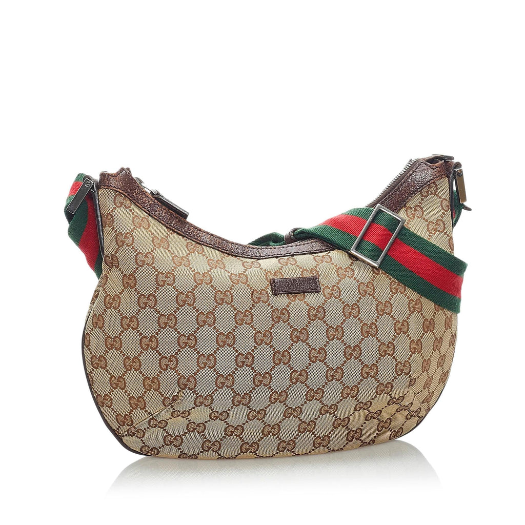 Gucci Gucci Canvas Crossbody Bag (SHG-34102)
