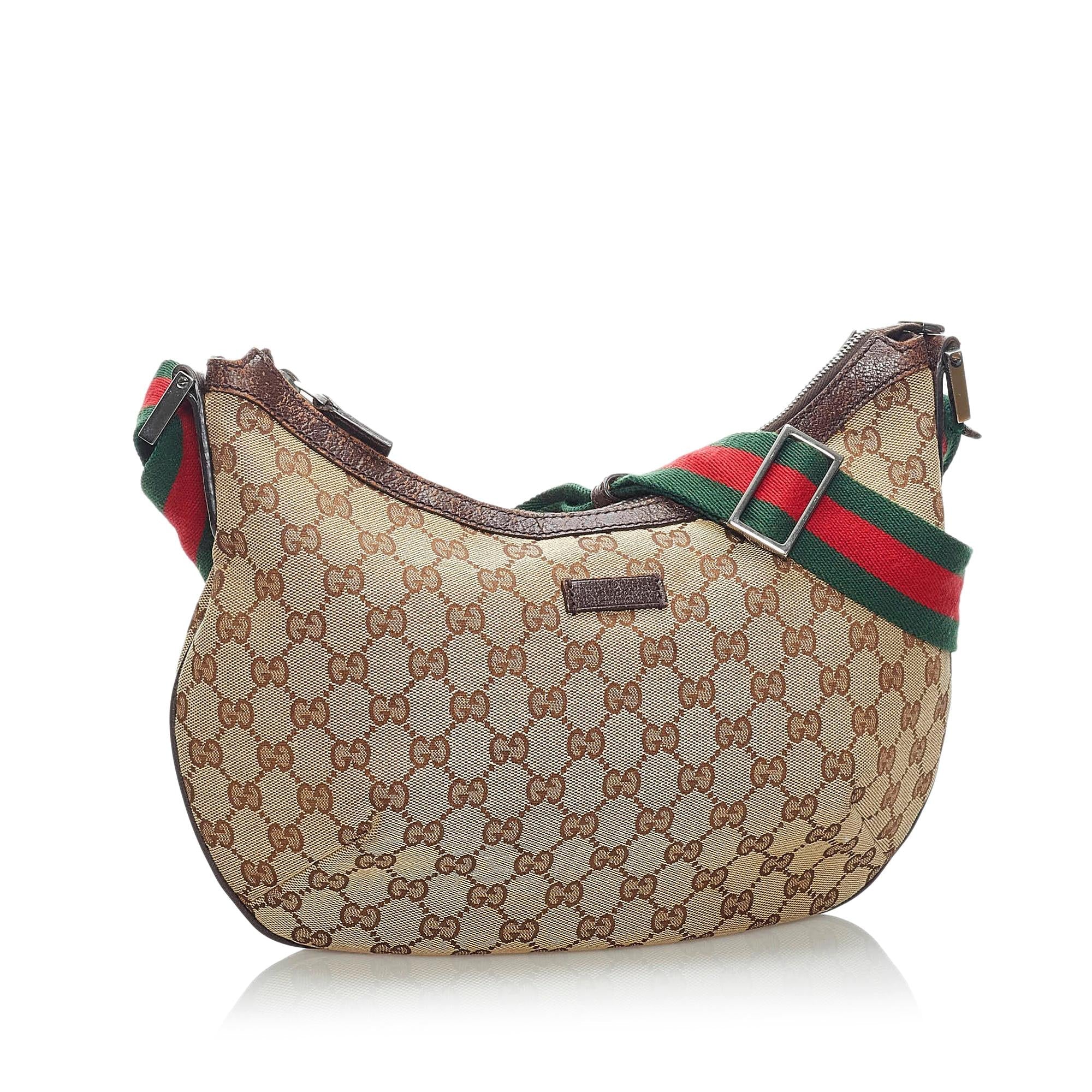 Gucci Gucci Canvas Crossbody Bag (SHG-34102)