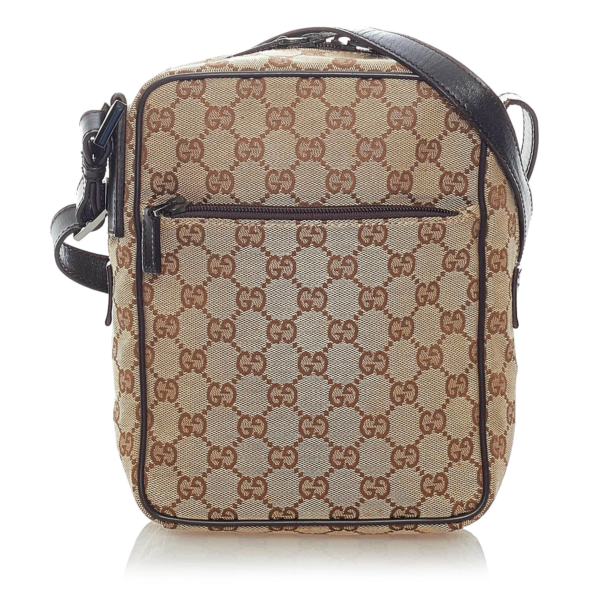 Gucci GG Canvas Crossbody Bag (SHG-34697)