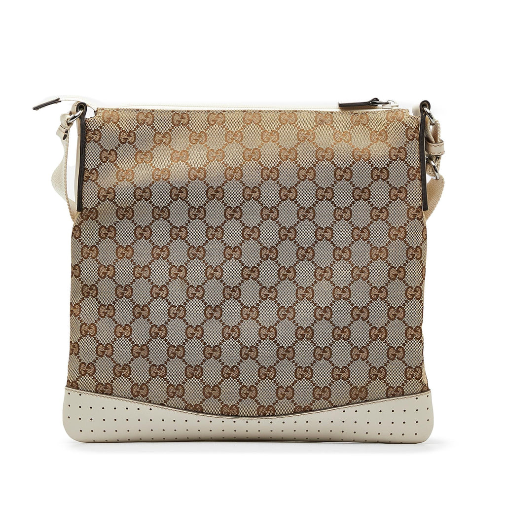 Gucci GG Canvas Crossbody Bag (SHG-keKDFG)
