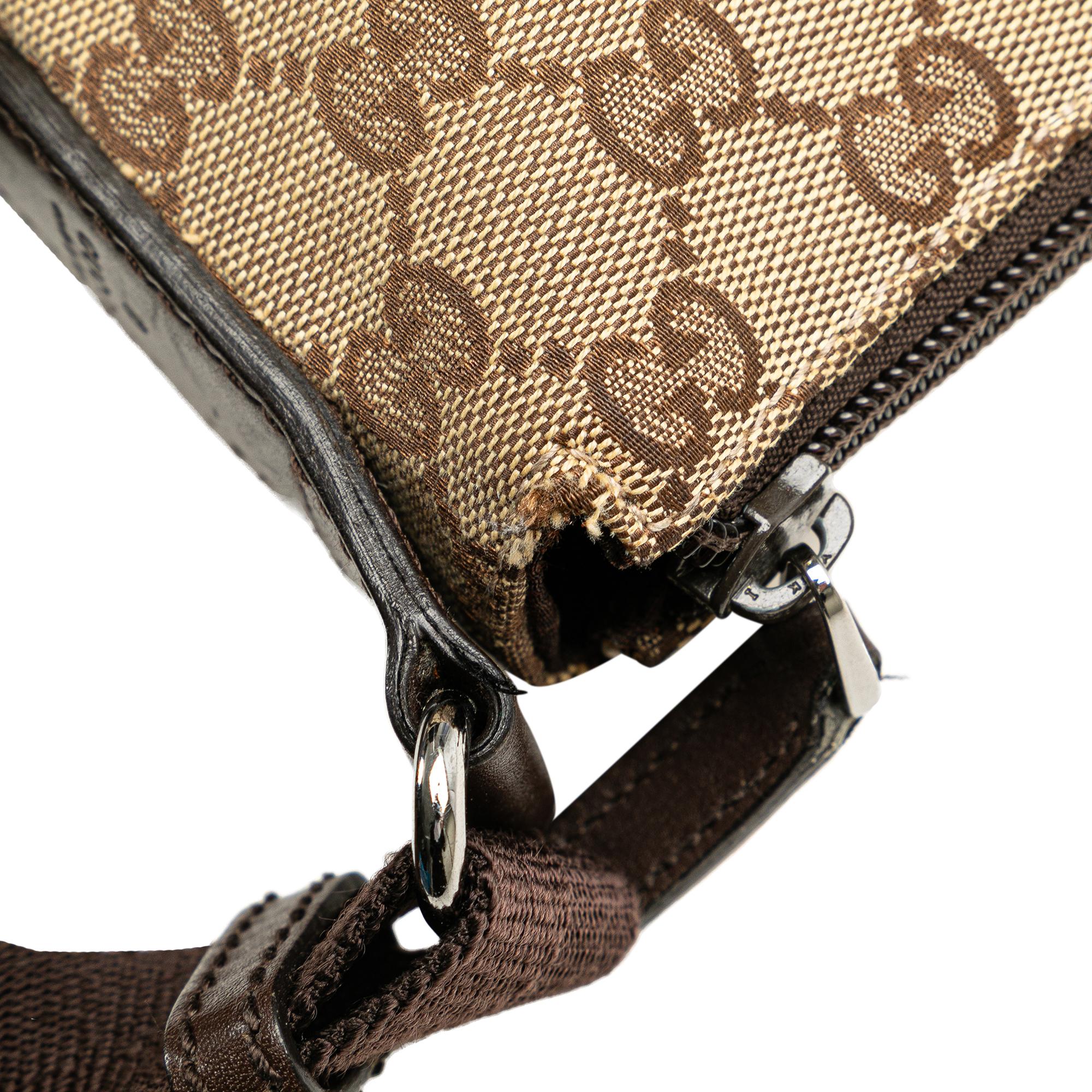 Gucci GG Canvas Crossbody Bag (SHG-GgCbyl)