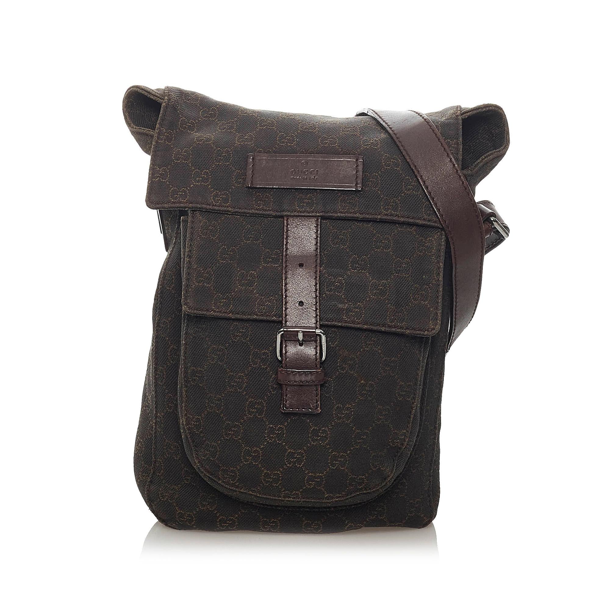 Gucci Gucci Canvas Crossbody (SHG-29159)