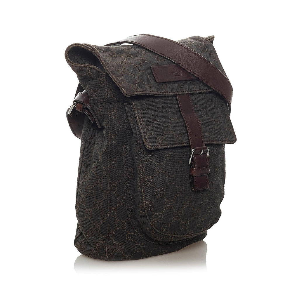 Gucci Gucci Canvas Crossbody (SHG-29159)
