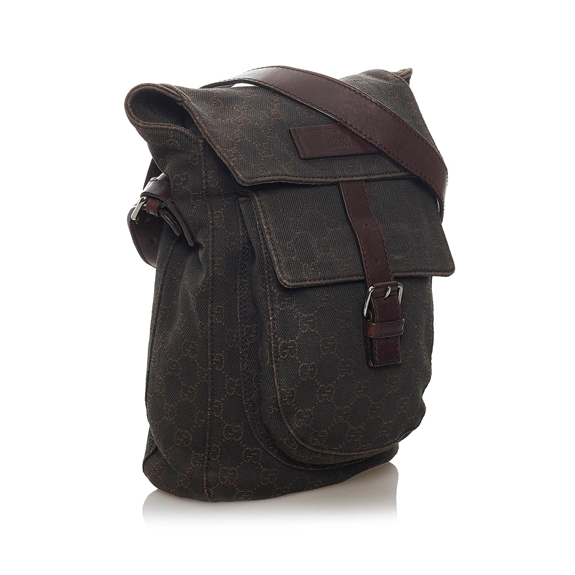 Gucci Gucci Canvas Crossbody (SHG-29159)