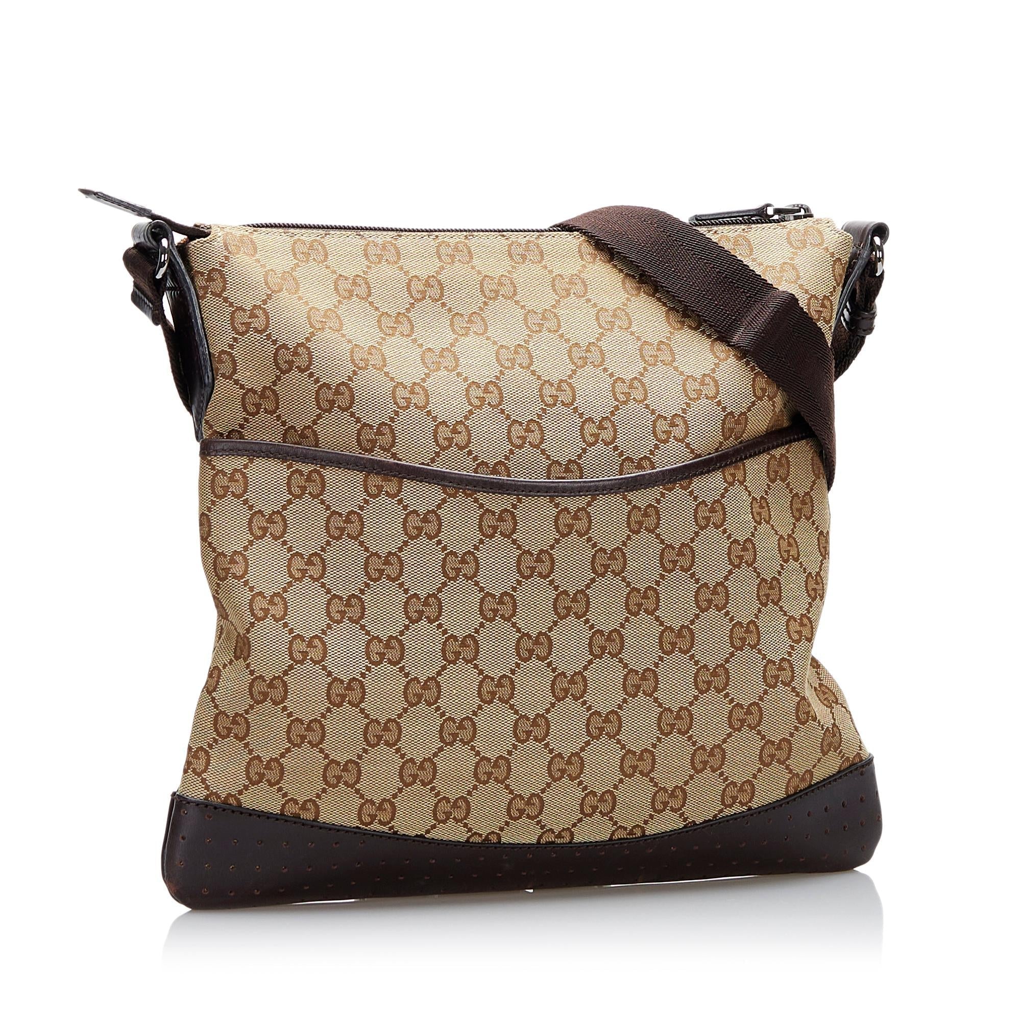 Gucci GG Canvas Crossbody (SHG-37107)