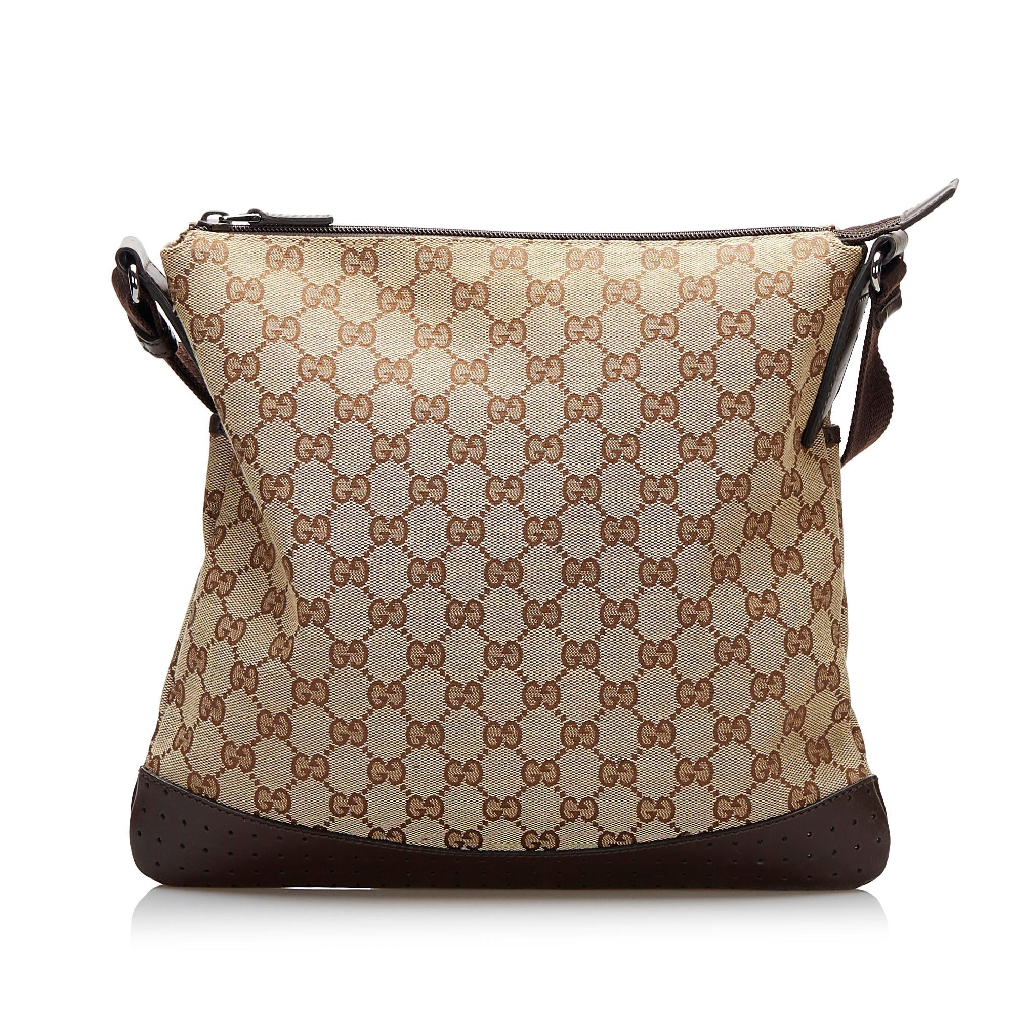 Gucci GG Canvas Crossbody (SHG-hh43k8)