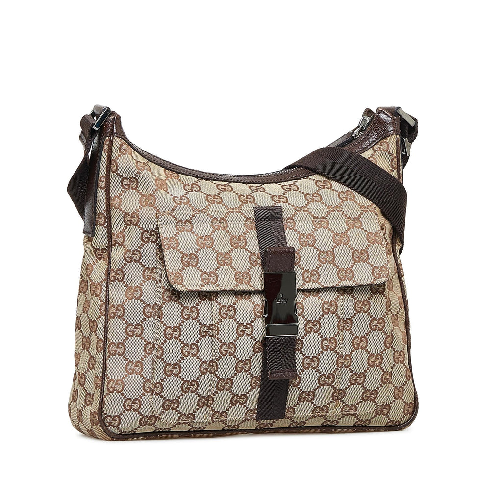 Gucci GG Canvas Crossbody (SHG-woM325)