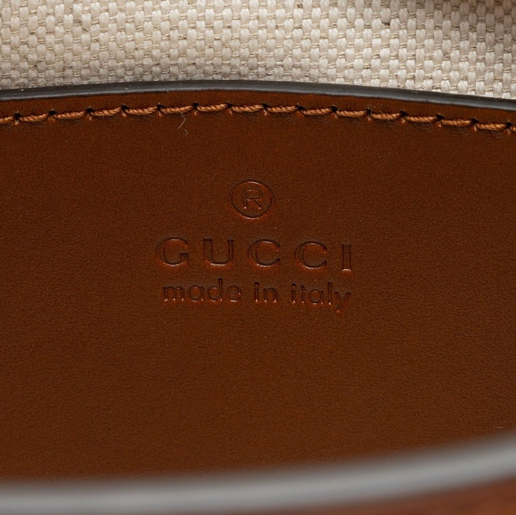 Gucci Crystal GG Canvas Bamboo Diana Mini Tote (SHF-E7QQjx)