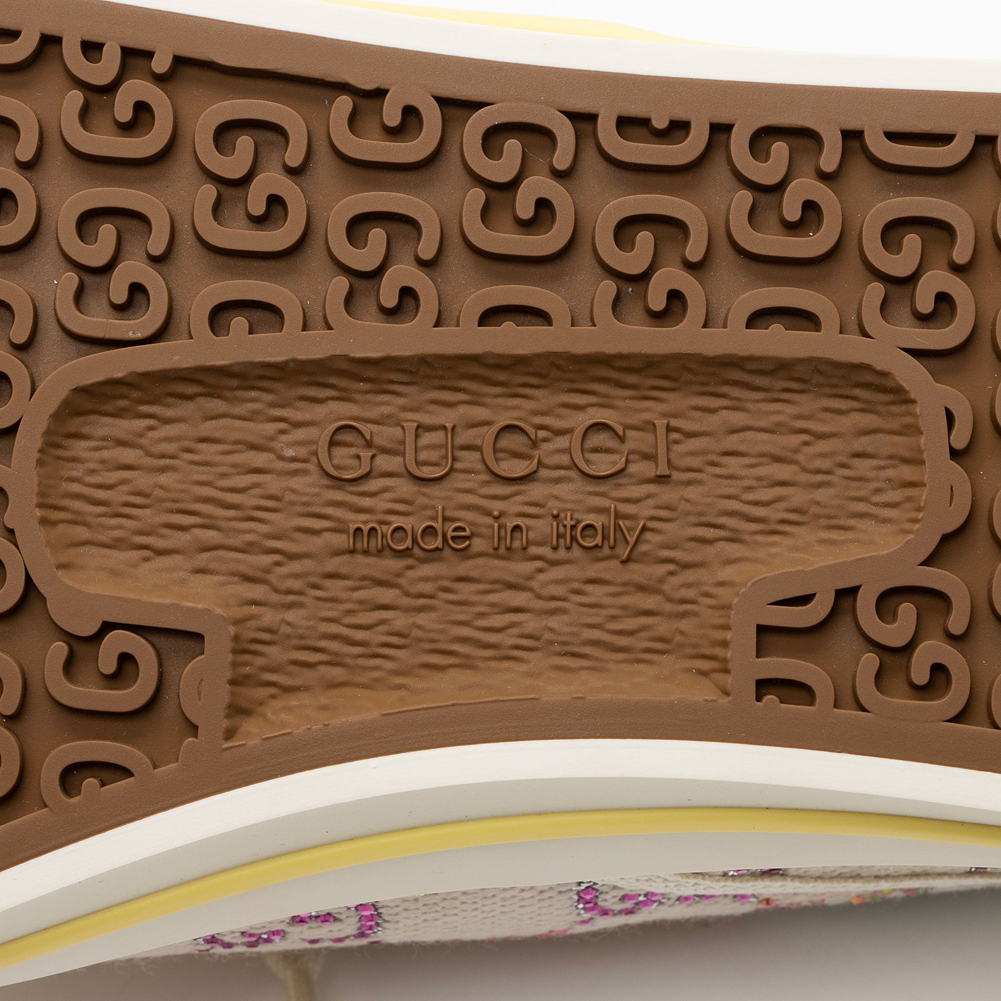 Gucci GG Canvas Crystal Tennis 1977 Sneakers - Size 9 / 39