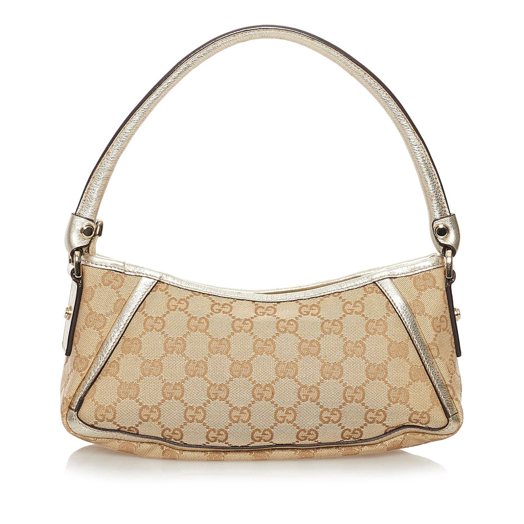 Gucci Gucci Canvas D-Ring Abbey Baguette (SHG-32278)