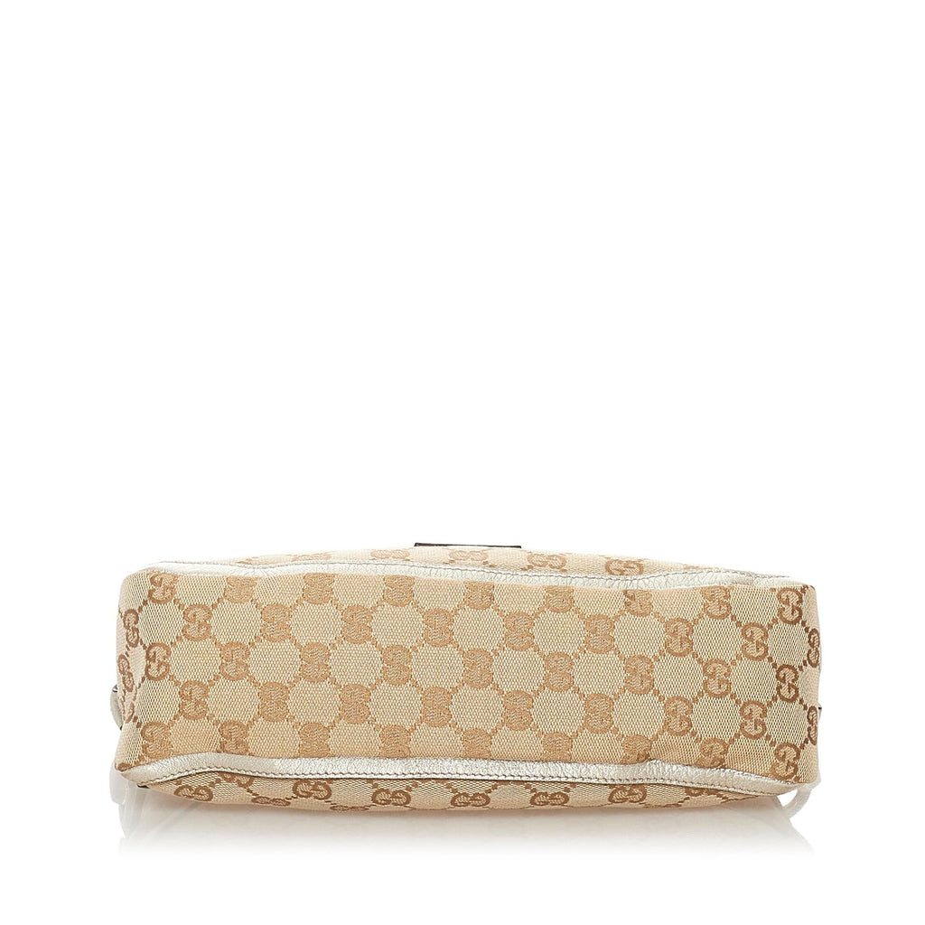 Gucci Gucci Canvas D-Ring Abbey Baguette (SHG-32278)