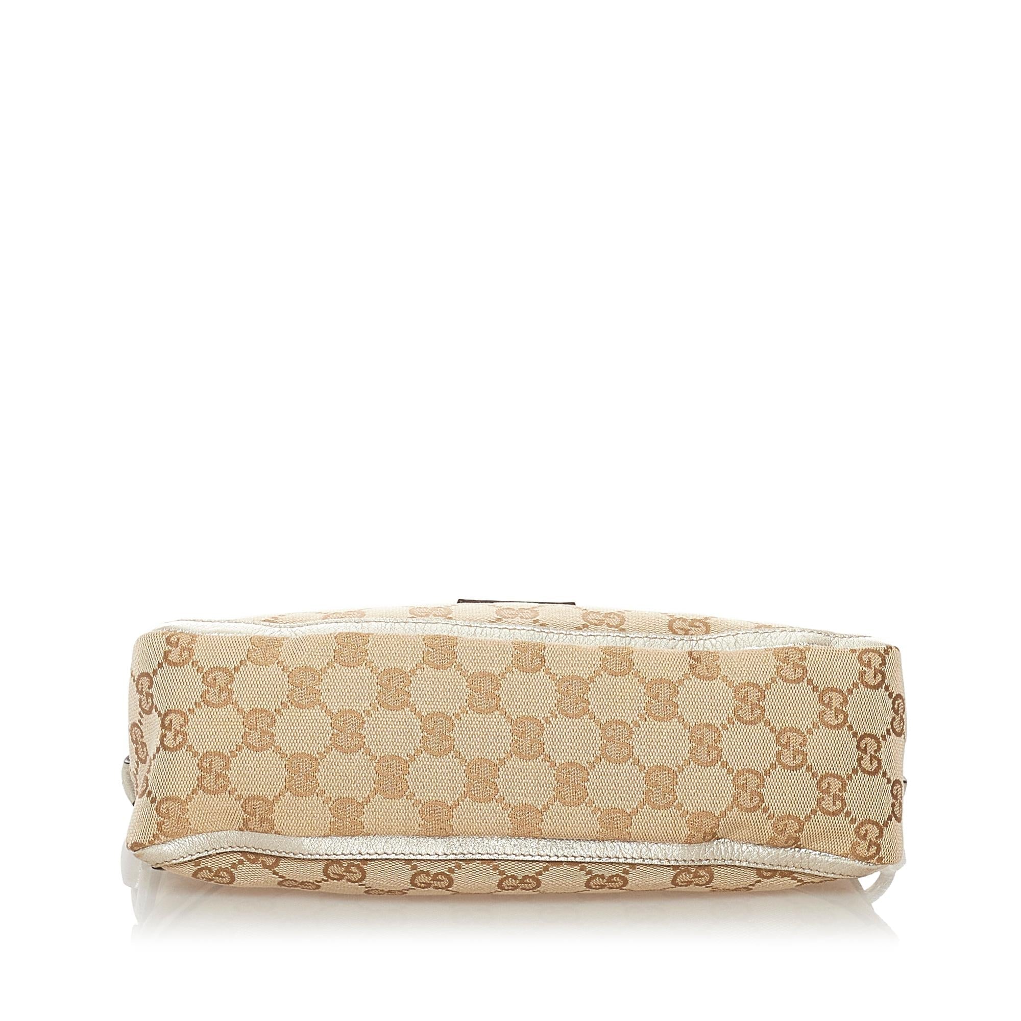Gucci Gucci Canvas D-Ring Abbey Baguette (SHG-32278)