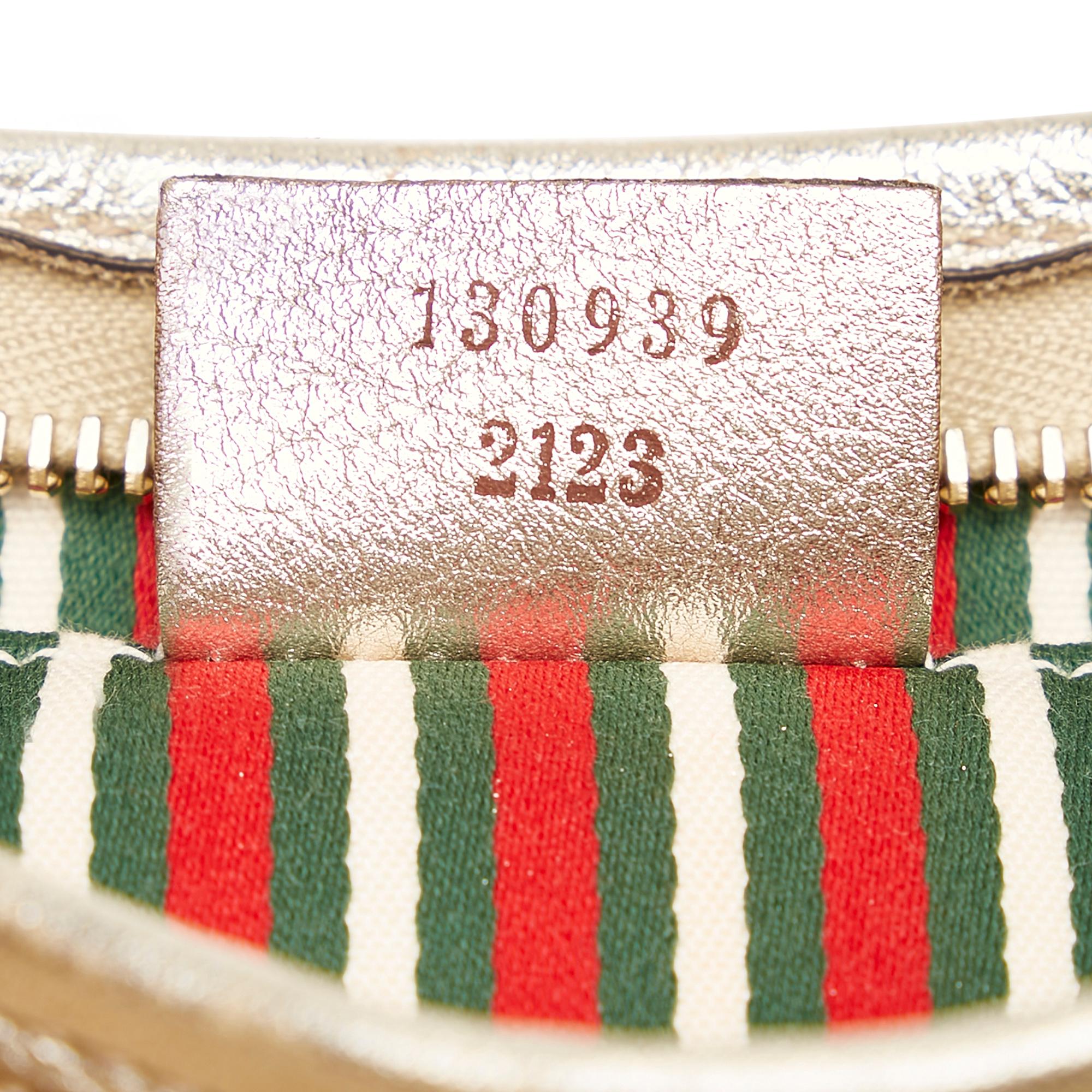 Gucci Gucci Canvas D-Ring Abbey Baguette (SHG-32278)
