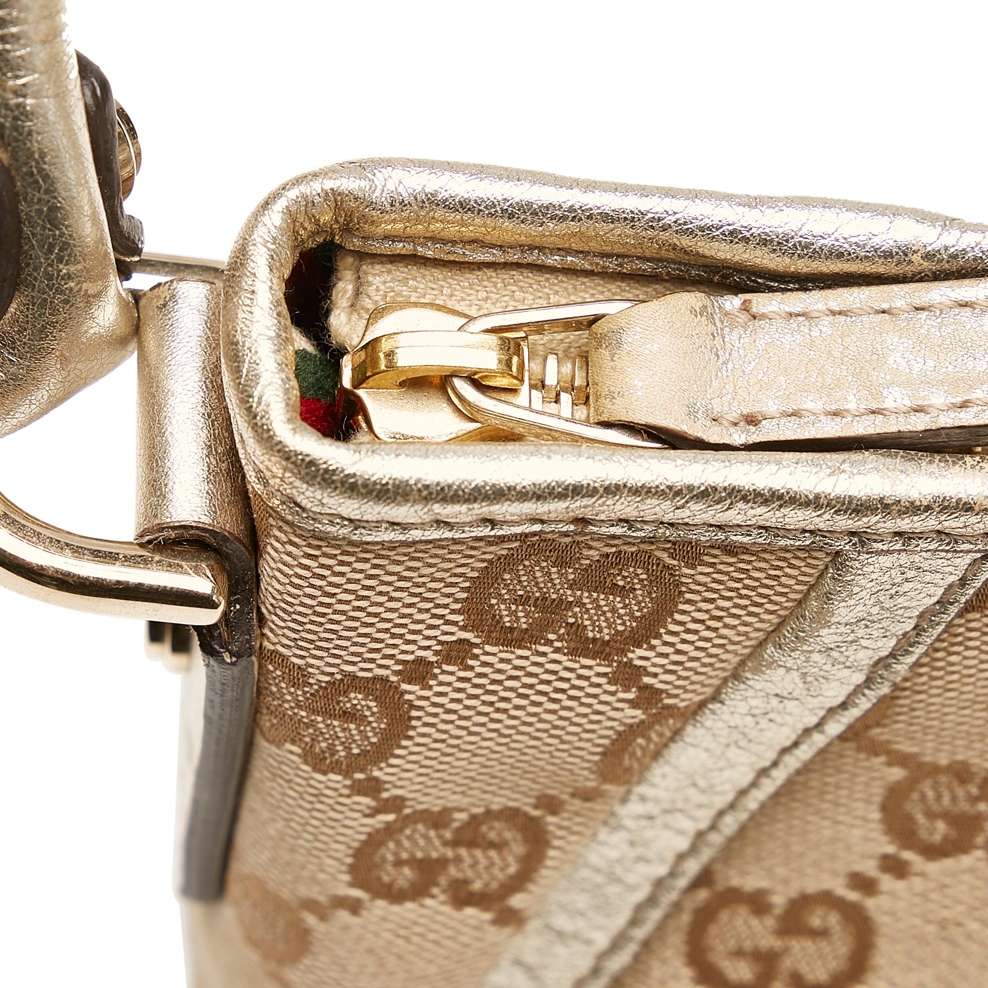 Gucci Gucci Canvas D-Ring Abbey Baguette (SHG-32278)