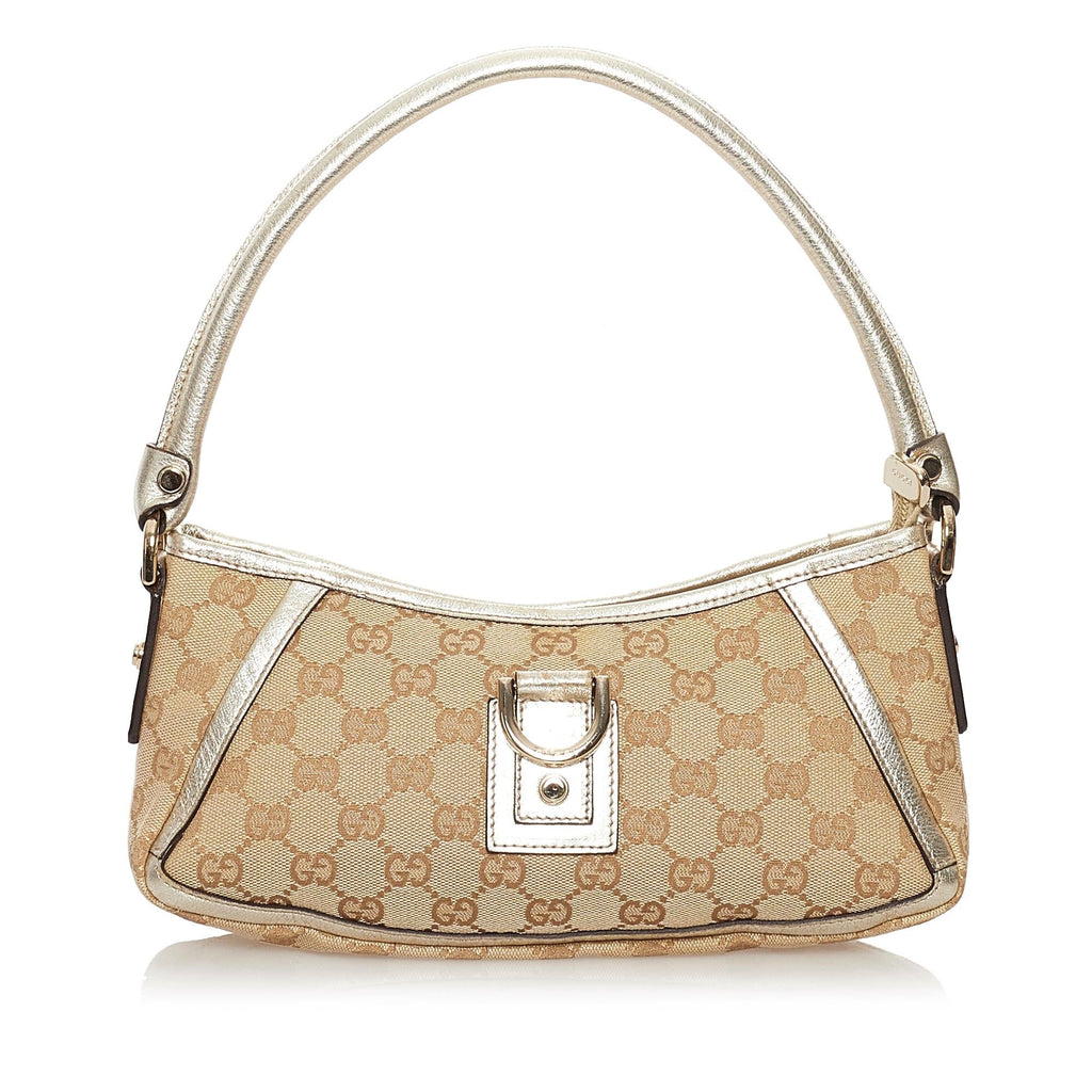 Gucci Gucci Canvas D-Ring Abbey Baguette (SHG-32278)