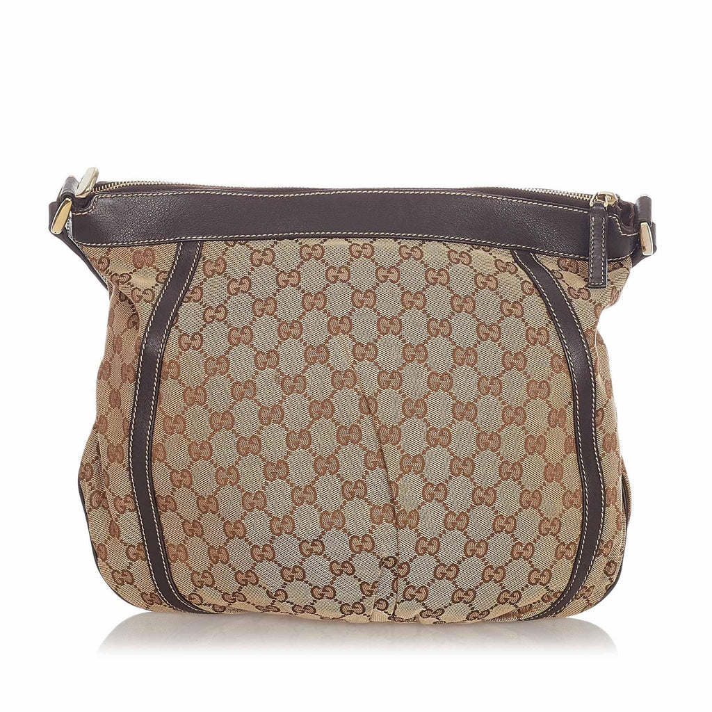 Gucci Gucci Canvas D-Ring Crossbody Bag (SHG-31956)
