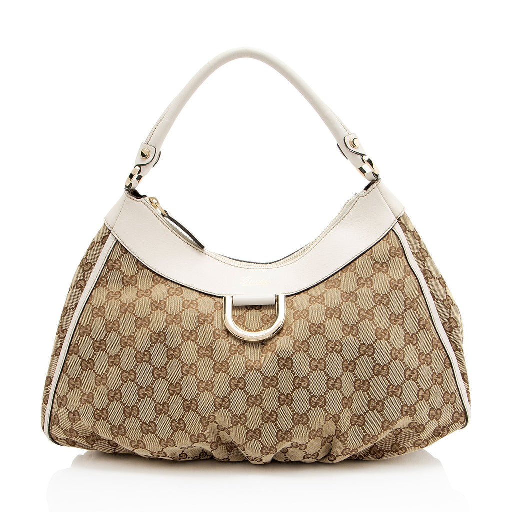Gucci GG Canvas D Ring Large Hobo