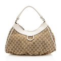 Gucci GG Canvas D Ring Large Hobo
