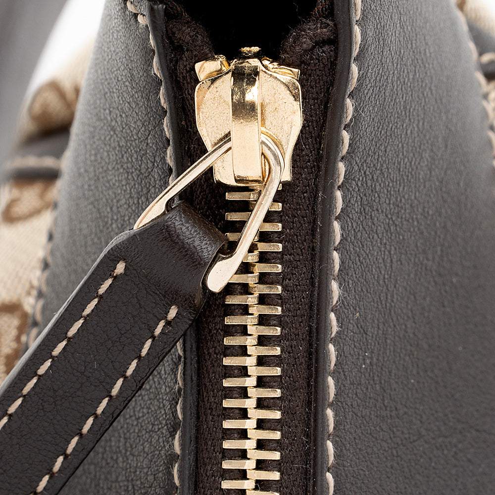 Gucci Gucci Canvas D-Ring Medium Hobo (SHF-19719)